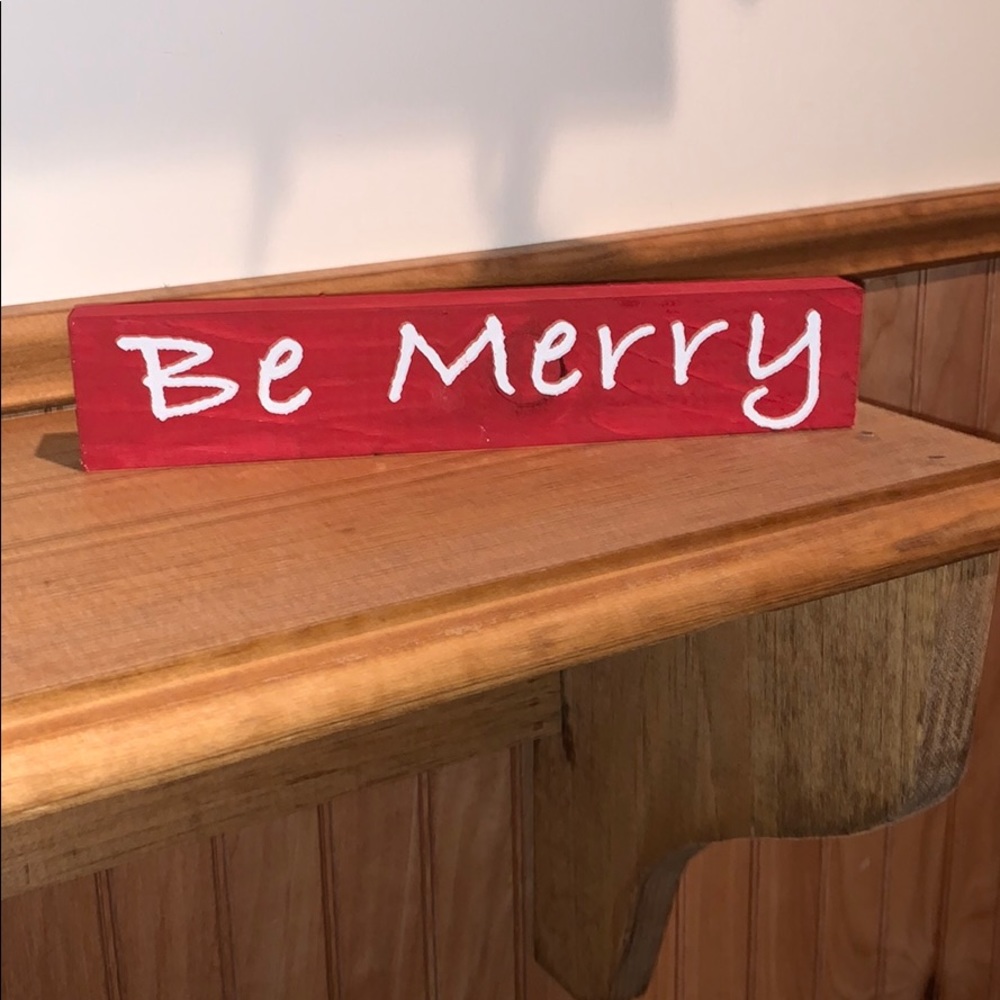 Be merry sign